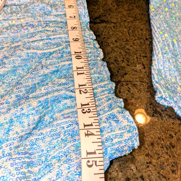 Sequin fabric Tank top and Shorts Set by endless rose - Picture 11 of 17